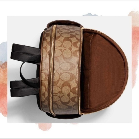 Coach Court Backpack In Signature Canvas NWT Coach main image 4